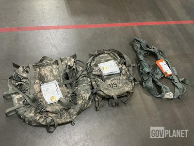 (21) Rucksacks, (10) Assault Packs, (1) Personnel Harness & Assorted Items