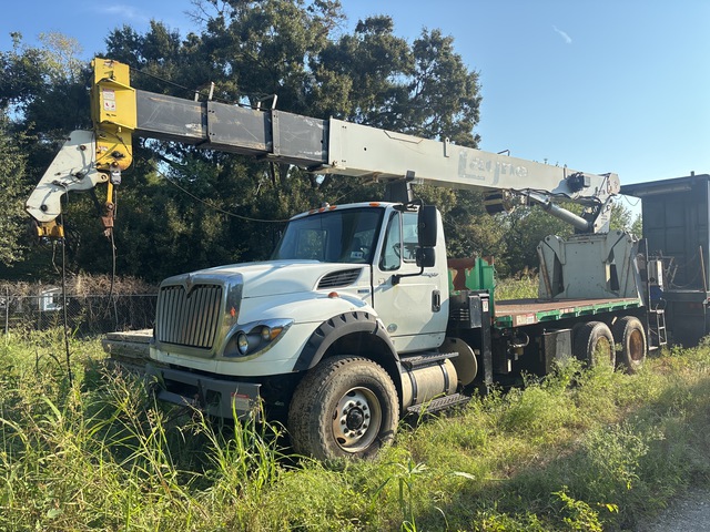 National 800D 46000 lb Straight Boom on 2012 International 7600 6x4 Boom Truck (Inoperable) National 800D 46000 lb Straight Boom on 2012 International 7600 6x4 Boom Truck (Inoperable)