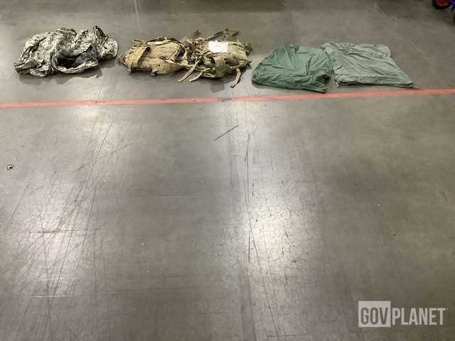 (84) Barracks Bags, (10) Wet Weather Jackets & Assorted Items
