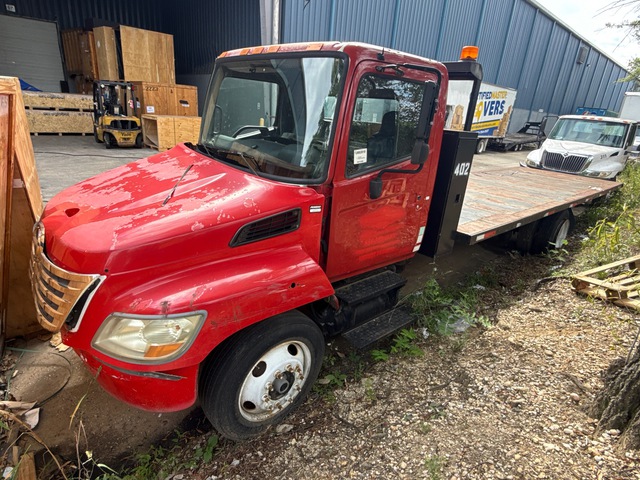 2008 Hino 268 4x2 Flatbed Truck (Inoperable)