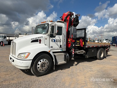 2018 Fassi F155A.2.23E 10582 lb Knuckle Boom on 2019 Kenworth T370 4x2 Ciężarówka z wysięgnikiem
