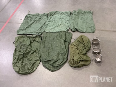 (86) Clothing Bags, (28) Water Canteen Cups & (83) Barracks Bags