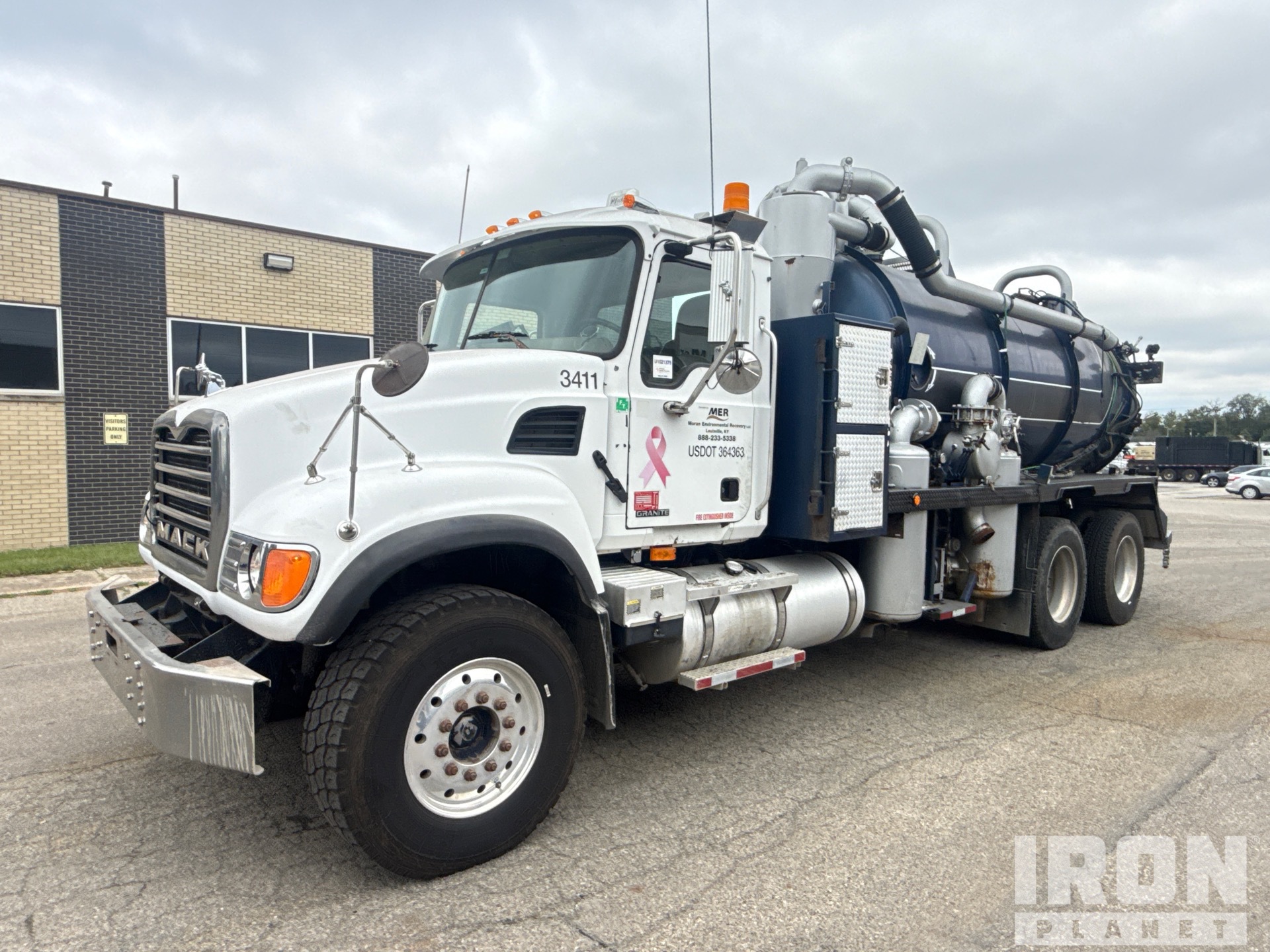 2006 Westech Tru/cam on 2007 Mack CV713 Granite 6x4 Vacuum Tanker Truck
