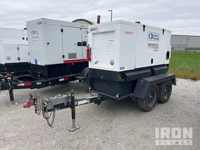 2019 Generac Mobile MMG55DF4 42 kW Mobile Generator Set