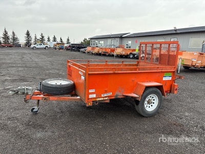 2020 Miska CA58U 8 ft S/A Utility Trailer