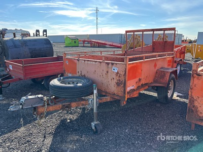 2020 Miska CA58U 8 ft S/A Utility Trailer