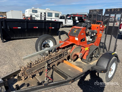 2020 Ditch Witch C24X Walk Behind Trancheuse w/ Trailer