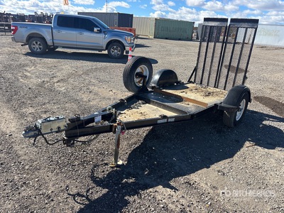 2018 Miska 4X7UT 7 ft S/A Utility Trailer