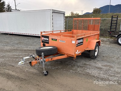 2019 Miska CA58U 8 ft S/A Remorque utilitaire
