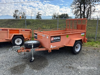 2020 Miska CA58U 8 ft S/A ユーティリティトレーラー