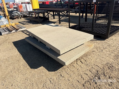 Quantity of (2) 42 in x 82 in Concrete Slabs