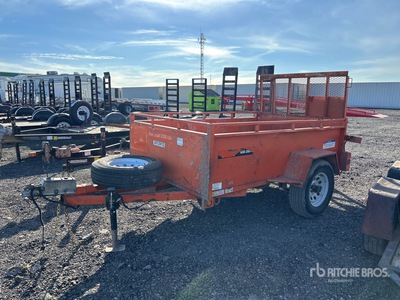 2020 Miska CA58U 8 ft S/A Utility Trailer