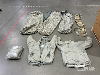 (23) Extreme Cold Weather Parkas, (10) Bivy Covers & Assorted Items