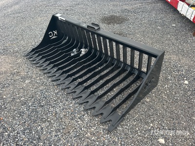 2025 Kit Containers QT-SB-H76-V3 76 in Skeleton Skid Steer Bucket (Unused)