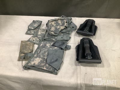 (276) M4 Two Mag Pouches, (109) Bandoleer Pouches & (48) Entrenching Tools