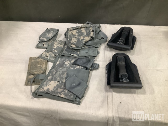 (276) M4 Two Mag Pouches, (109) Bandoleer Pouches & (48) Entrenching Tools