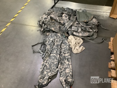 (10) Large Field Rucksack Packs, (54) Cold Weather Undershirts & Assorted Items