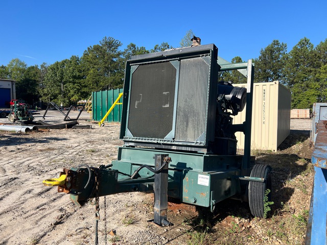2013 Pioneer PP86C21L71 Trailer-Mounted Water Pump (Inoperable)