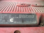 Engine with Emission Label