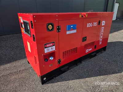 2026 Becker BDG-70S 56KW/70KVA Generator Set (Unused)