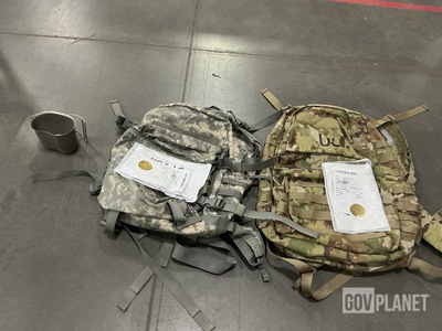 (8) MOLLE Medium Rucksack Sets, (19) Assault Packs & Assorted Items