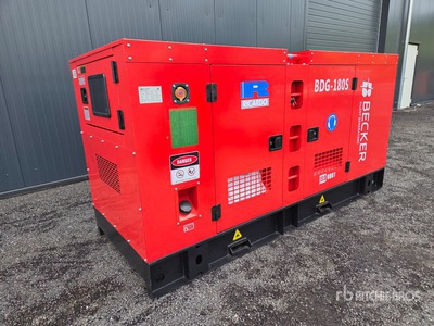 2026 Becker BDG-180S 144KW/180KVA Generator set (Unused)