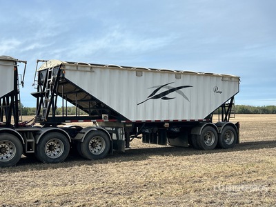 2009 Lode King T/A Super B-Train Pup Grain Trailer