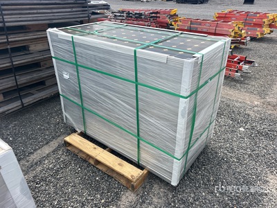 Quantity of (24) 61 in x 32.5 in x 2 in 41 Amp Solar Panels (Unused)