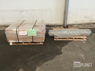 (10) Boxes of Ceiling Tiles & (1) Roll of Alpha Fiberglass Fabric