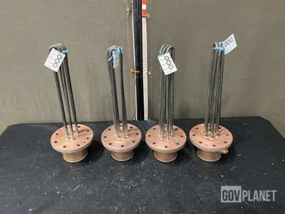 (4) Chromalox 155-111082-006 Immersion Electrical Heating Elements