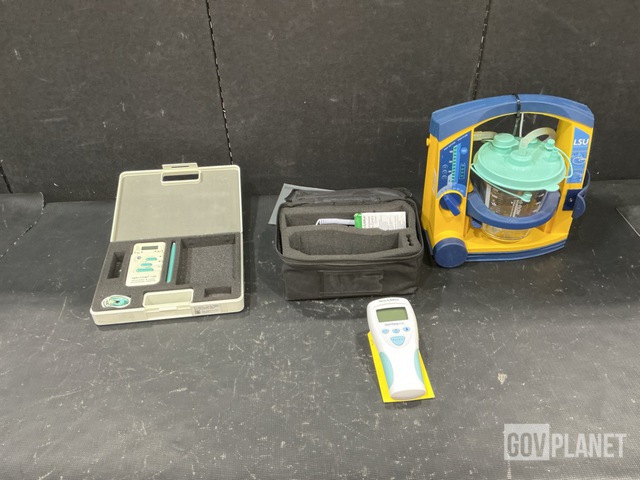 (2) Thermometer Kits, (1) Stimulator, (1) Suction Unit & Assorted Items