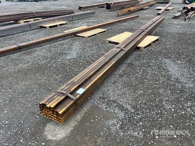 Quantity of (36) 1.5 in 24 ft Bundle of Steel Tubing