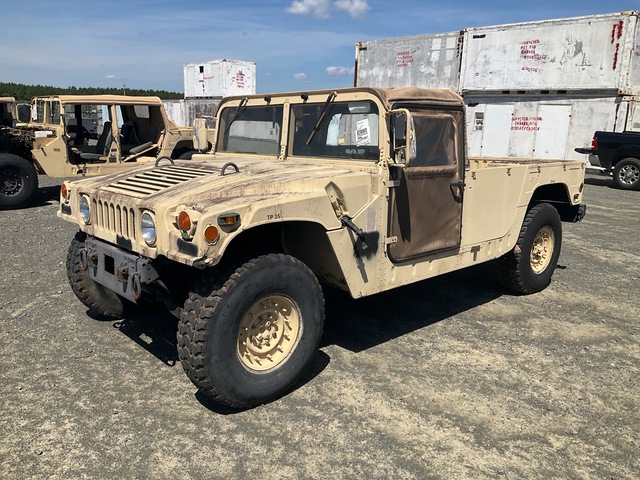 2001 AM General M1097A2 HMMWV 2 Door Soft Top w/Truck Body