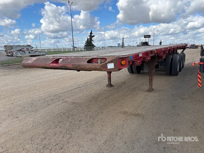 2013 Manac 39 ft Tri/A Flatbed Oilfield Trailer