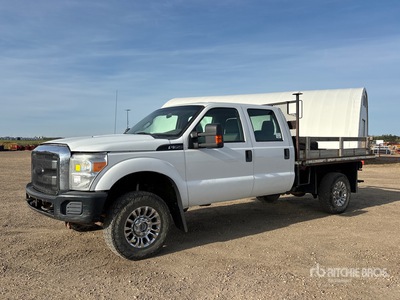 2011 Ford F-350 XL 4x4 Crew Cab Camión Caja Abierta