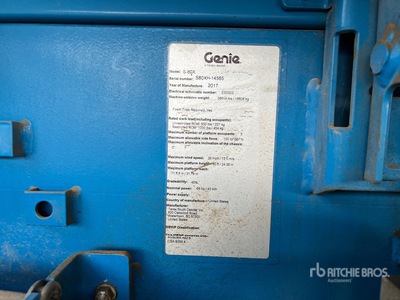 2016 Genie S85 Telescopic Boom Lift