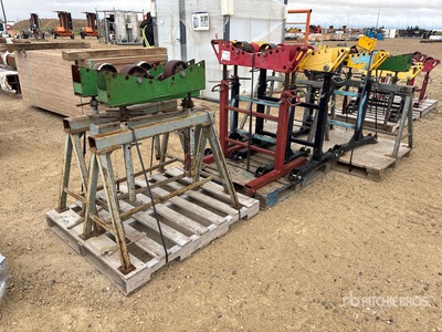 Quantity of (9) Pipe Rollers