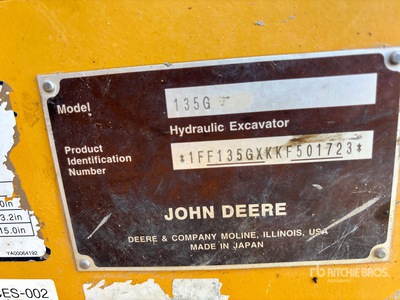 2020 John Deere 135G Tracked Excavator