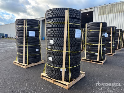 Quantity of (8) 11R22.5 Snow Traction Retreaded اطارات المواصلات (Unused)