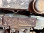 Engine with Emission Label