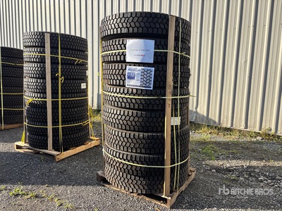 Quantity of (8) 11R22.5 Snow Traction Retreaded اطارات المواصلات (Unused)