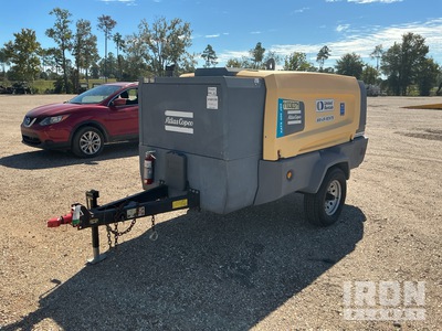 2019 Atlas Copco XATS 400 JD8 400 cfm Mobile Air Compressor