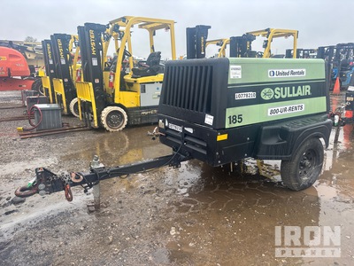 2018 Sullair 185D DPQ KU4F 185 cfm Mobile Air Compressor