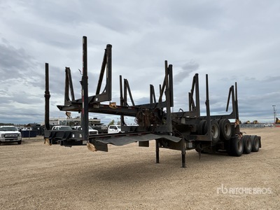 2020 Peerless King Train 32 ft Super B-Train Lead Short Wood Log Trailer