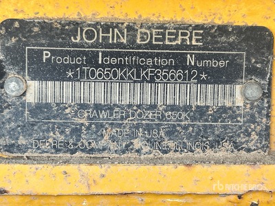 2019 John Deere 650K K2 LGP Crawler Dozer