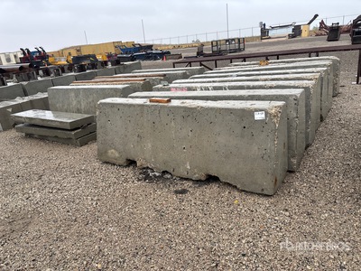 Quantity of (13) Concrete Barricades