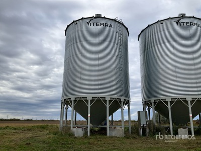 Viterra +/- 7500 bu 6 Ring Hopper Grain Bin