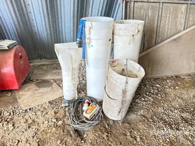 Quantity of (4) Poly Auger Spout