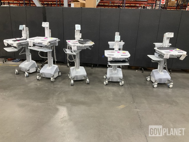 (5) Ergotron Mobile Workstation Carts