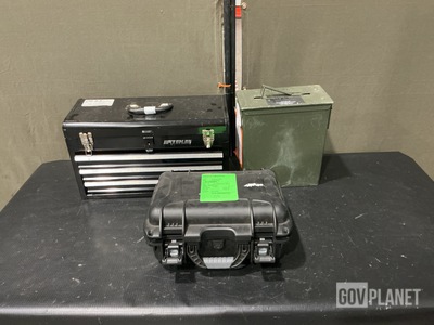 (8) Tool Boxes & (17) Assorted Storage Cases